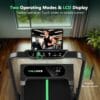 CHAOKE Folding Treadmill for Home with APP & Speakers