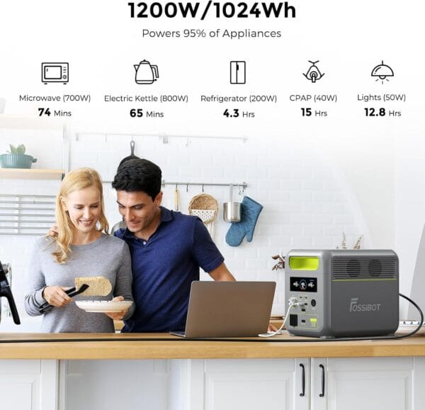 FOSSIBOT F1200 Portable Power Station