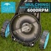 swift 40V 22cm Cordless Brushless Lawnmower for Small Garden
