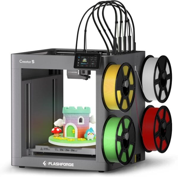 FLASHFORGE Creator 5 3D Printer, 4-Independent-Extruder