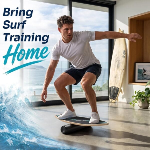 Sportneer Surf Balance Board Adult, Surfing Skateboard Training 200KG