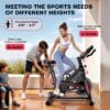 DMASUN Upgraded Exercise Bike for Home Gym Use with LCD Display