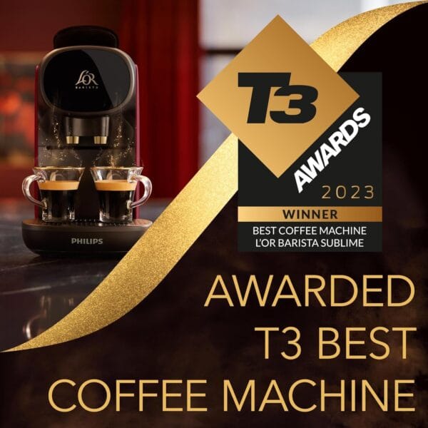 71KhmdjVubL._AC_SL1500_ PHILIPS L'OR Barista Sublime, Pod Coffee Machine, Dual Spout, 19 bars, Red