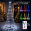 71Kxyb56ZaL._AC_SL1254_ 6ft (180cm) LED Christmas Tree Outdoor Indoor Decoration, 293 Colour Changing Lights