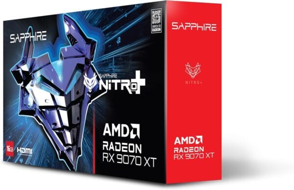 Sapphire NITRO+ AMD RADEON™ RX 9070 XT GAMING OC 16GB DUAL HDMI/DUAL DP