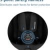 Maxi-Cosi Titan S Comfort i-Size, Car Seat, 76–150 cm, Authentic Black