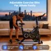 YPOO Exercise Bike, Adjustable Magnetic Resistance Stationary Bikes