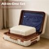 COOLIFE 5 PCS Luggage Set for Family, 20+24+28" Suitcases Set with TSA Lock