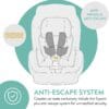 Cosatto All in All Rotate 360° Swivel Spin Car Seat (Charcoal Lighthearted)