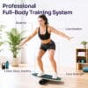 Sportneer Balance Board Skateboard, 7-in-1 Wooden Surfboard for Adults Kids
