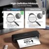 71Nw5IAz8NL._AC_SL1500_ Phomemo M834 Portable Themral Inkless Printer A4 300DPI - Black Kit