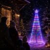71OAzG-BQUL._AC_SL1254_ 6ft (180cm) LED Christmas Tree Outdoor Indoor Decoration, 293 Colour Changing Lights