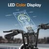 URLIFE Electric Bike for Adults, 16" x 3.0 Fat Tires Ebike