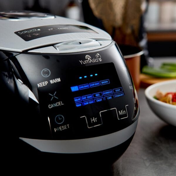 71OMzMafcDL._AC_SL1500_ Yum Asia Sakura Rice Cooker - Black and Silver - 8 Cups