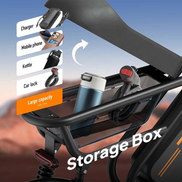 URLIFE Electric Bike for Adults, 16" x 3.0 Fat Tires Ebike