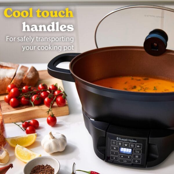 Russell Hobbs Good-to-Go 6.5L Electric Multicooker, 8 Functions, 750W