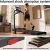 15% Incline Walking Pad with 3.0HP Under Desk Treadmill,159KG, 95x40cm Belt