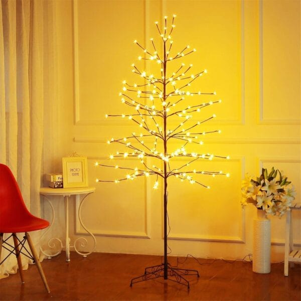 Sakura Cherry Blossom Tree Lights, 6FT Lighted Bonsai Tree