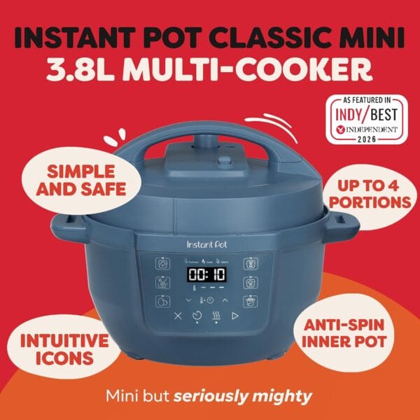Instant Pot 3.8L Multicooker 7-in-1 Pressure & Slow Cooker, Daydream Blue