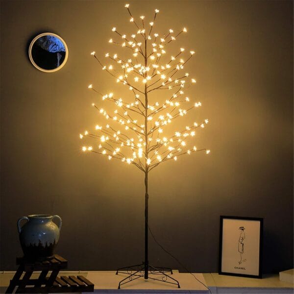 Sakura Cherry Blossom Tree Lights, 6FT Lighted Bonsai Tree