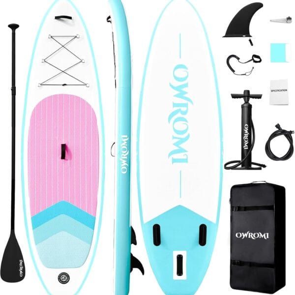Inflatable Stand Up Paddle Boards with Premium SUP Paddle Board Accessories