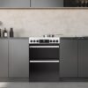 Hisense Hi6 Max 60cm Electric Cooker with Ceramic Hob HDCEC6C20W - White - A Rated [Energy Class A]
