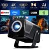 X7 Smart Projector 4K Support Native