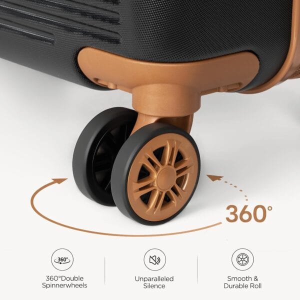 Cosbarn Luggage Sets 5 Piece Suitcases with Wheels