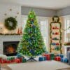 360° Rotating Prelit Christmas Tree 7ft - Musical Artificial Christmas Tree with Remote Control