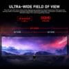 Gawfolk 45 inch Ultra-Wide Curved 240Hz Gaming Monitor,DQHD PC Screen