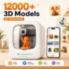 AI-Powered 3D Printer for Kids, AI Design App, Huge Toy Library