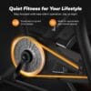 MERACH Heavy Duty Magnetic Exercise Bike with 10kg High Inertia Flywheel