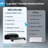 71Udkh0SUfL._AC_SL1500_ Phomemo M834 Portable Themral Inkless Printer A4 300DPI - Black Kit