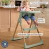Baby Elegance Mash Baby High Chair for Babies & Toddlers (Sage)