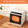 Karlxtom Table Top Dishwasher 6 Programs Mini Dishwasher with Touch Control