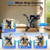 Exercise Bike, 5-in-1 Quiet Folding Exercise Bikes for Home Use