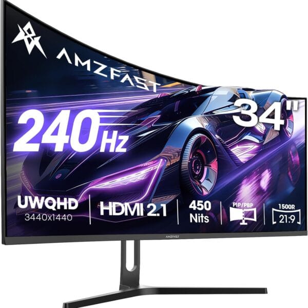 71WrdkZBAHL._AC_SL1500_ Amzfast 34 Inch Ultrawide Curved Gaming Monitor