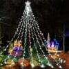 Kwaiffeo Christmas Decorations Outside, 12.6FT 350 LED 8 Modes Star Christmas Lights Outdoor