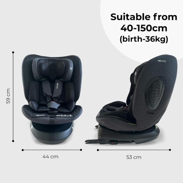 My Babiie MBCS200 360° Spin R129 Baby Car Seat