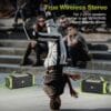 TOMPROAD Portable Bluetooth Speaker 120W Peak 80W Wireless Speakers