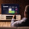 EMtronics EM32ROK Roku Smart TV 32" Inch HD Ready 720p with Netflix, Disney+, BBC, Freeview Play, Dolby Audio, Mobile Control and 3 x HDMI, USB - Black (2024 Model)
