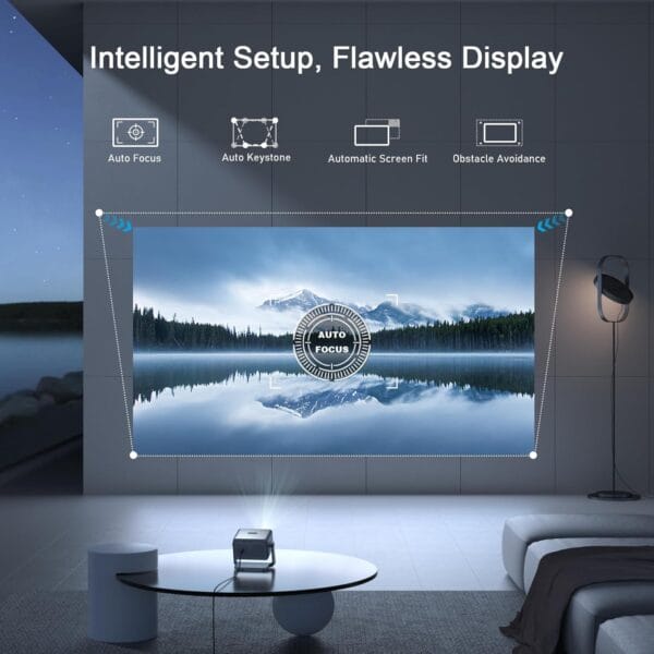 VOPLLS Mini Smart 4K Projector