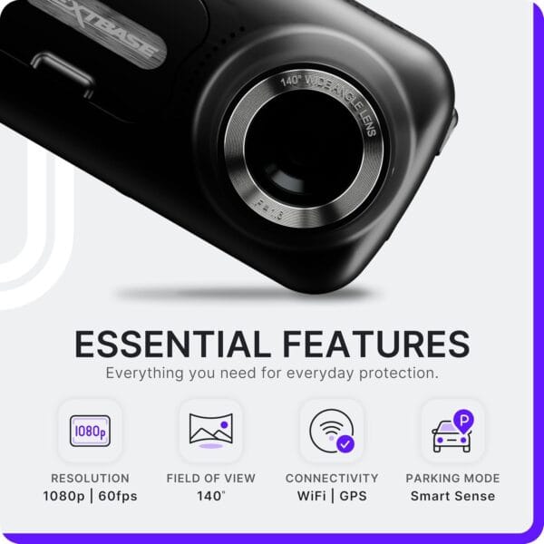 Nextbase 322GW Dash Cam - 1080p Full HD Car Camera