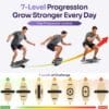 Sportneer Balance Board Skateboard, 7-in-1 Wooden Surfboard for Adults Kids