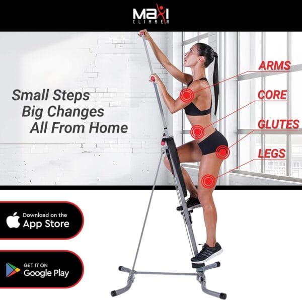 MaxiClimber Vertical Climber Provides an Adjustable Platform to Target Power