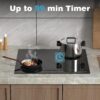 Hobsir Induction Hob, Built-in Plug in Electric Hob 4 Burners 60cm