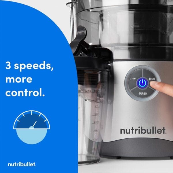 71c2zcVwCyL._AC_SL1350_ nutribullet 1000W Juicer Pro - Large 2L Pulp Basin & 800ml Juice Pitcher