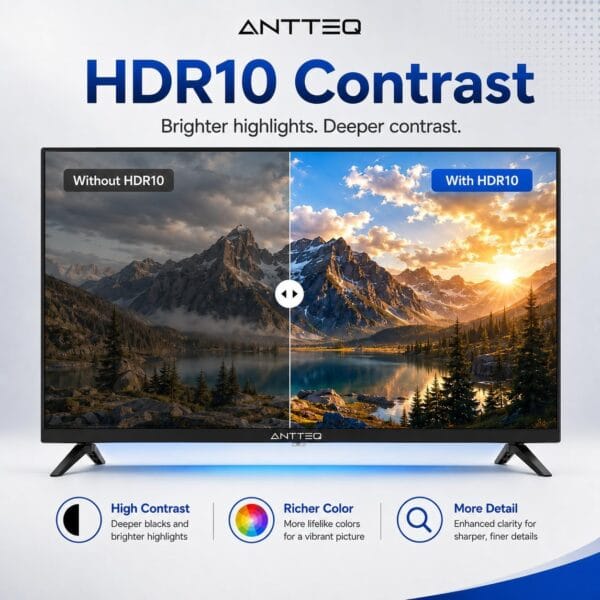 Antteq 32 Inch TV FHD Smart TV
