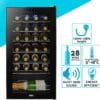 Dellonda Baridi 28 Bottle Wine Fridge with