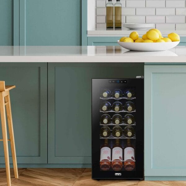Dellonda Baridi 15 Bottle Wine Cooler Fridge with